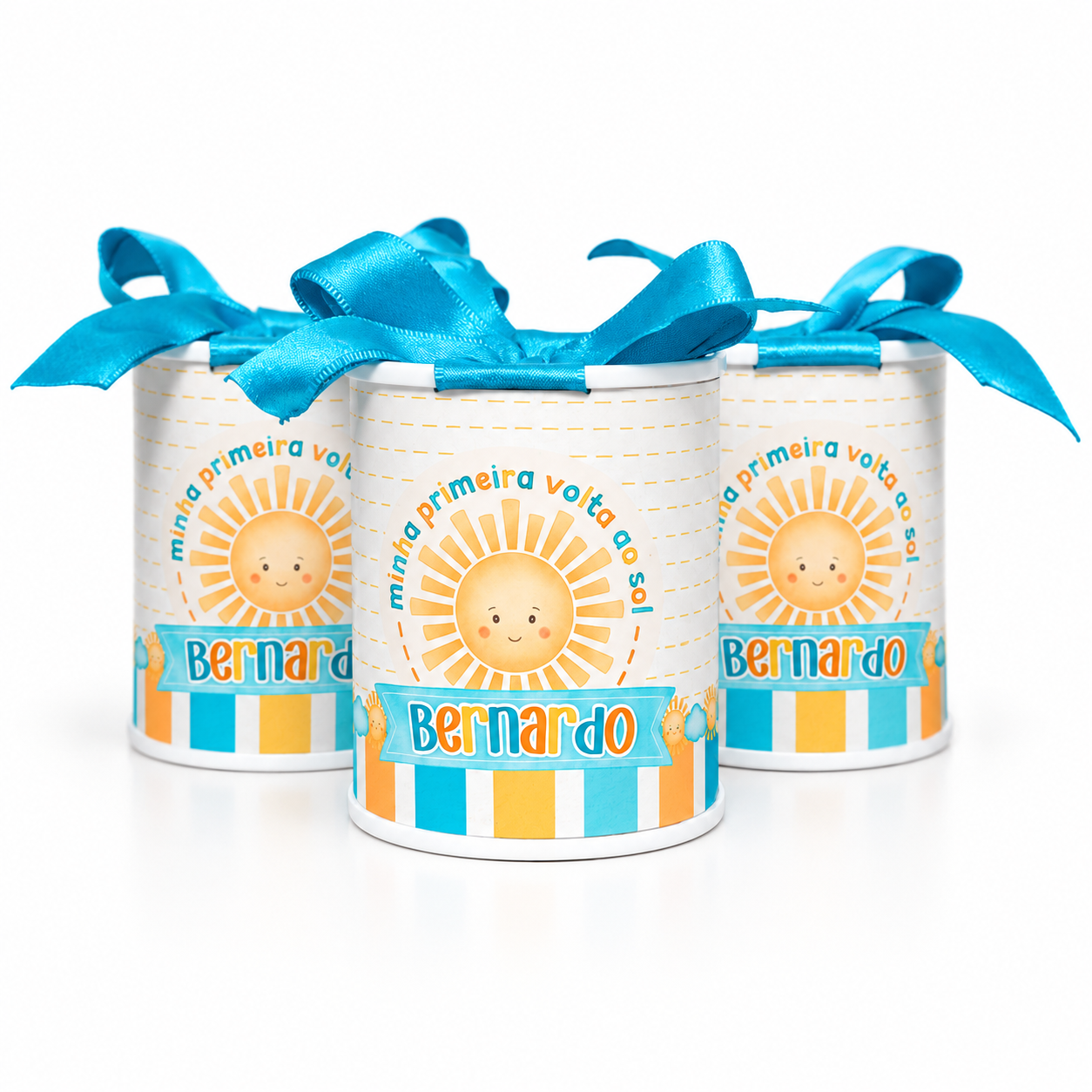 Mini Tubolata 6x7 Personalizada Primeira Volta ao Sol Menino