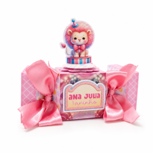 Caixa Bala Personalizada Circo Rosa