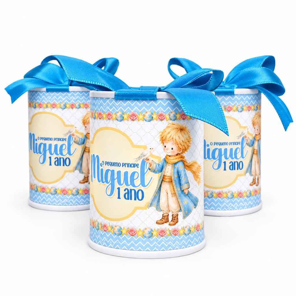 Mini Tubolata 6x7 Personalizada Pequeno Príncipe
